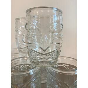 Vintage Libbey Tiki glasses, 16 oz, set of 6